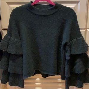 Endless Rose tiered sleeve sweater